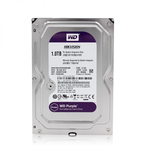 HikVision Kovalevy Western Digital Purple 1TB