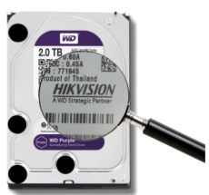 HikVision Kovalevy Western Digital Purple 2TB