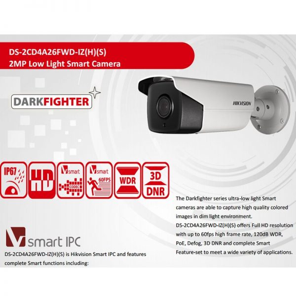 Hikvision DS-2CD4A26FWD-IZ (H)(S) - Image 2