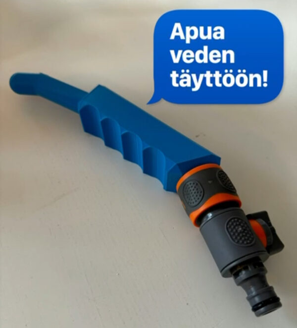 Caravan vesipistooli veden täyttöön